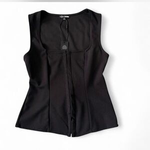 Fashion Nova Black Sleeveless Blouse